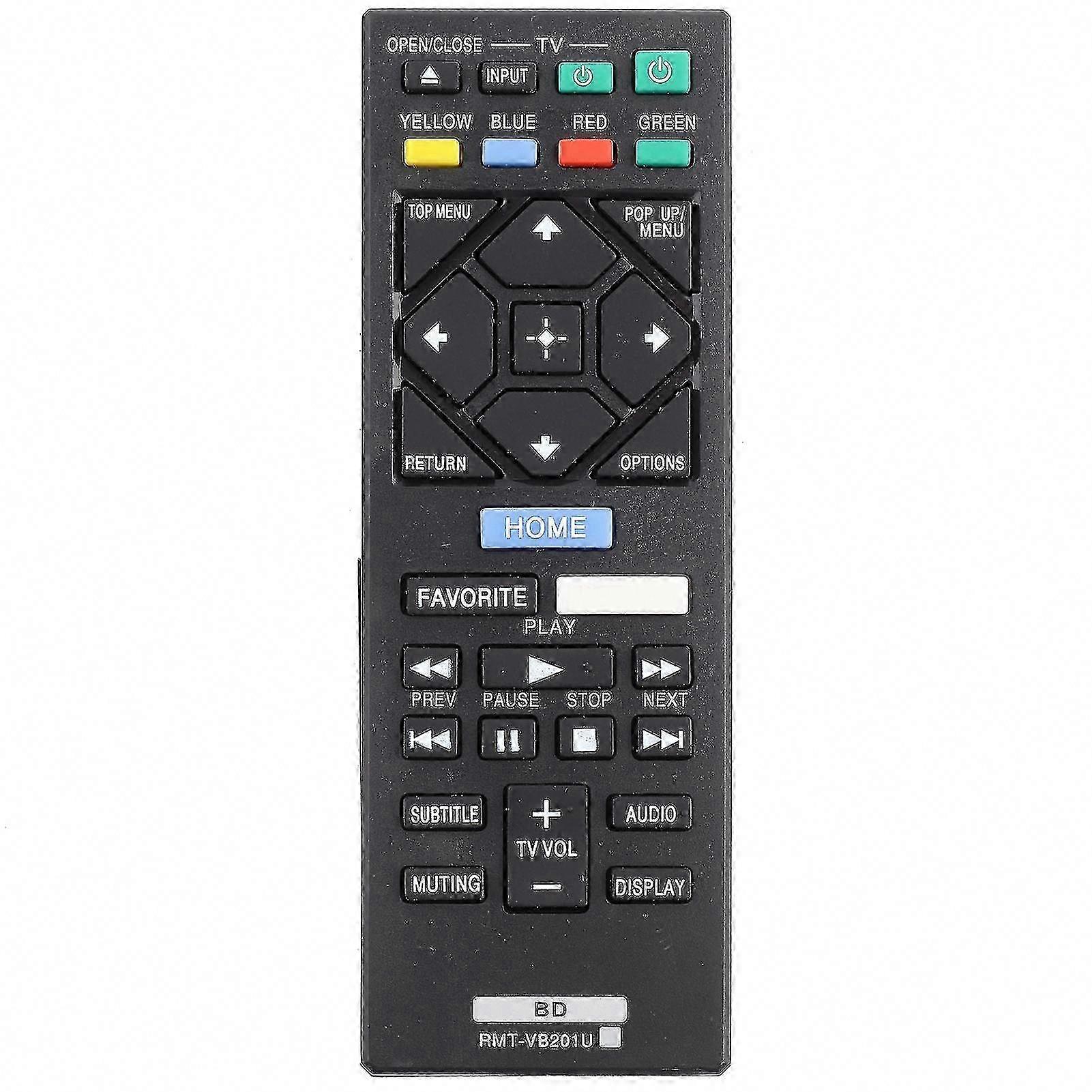 Replacement RMTVB201U DVD Blu-Ray Remote Control compatible withBDPS3700 BDPBX370