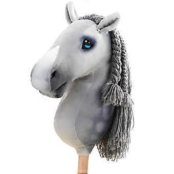 Plush Animal Riding Stick Horse With Detailed Long Mane Design For Kids Role Playing Activity Storytelling Event Multicolor