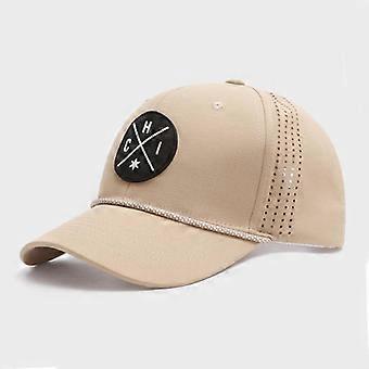 Breathable Mesh Baseball Caps with Geometric Logo Sporty Outdoor Running Hats Sun Protection & Ventilation for Casual & Athletic