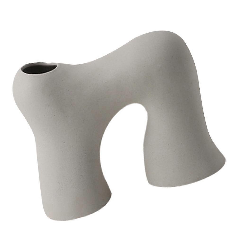 Ceramic Craft Vase Creative Desktop Vase for Decor 3Pcs