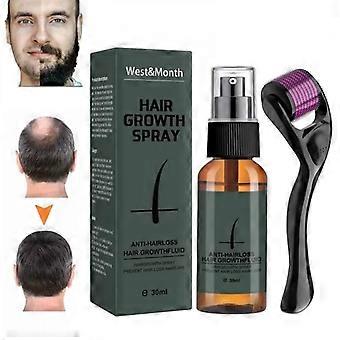 Beard Hair Regrowth Kit for MenHair Growth Beard Growth Activator SerumRoller for -HAIR TREATMENT