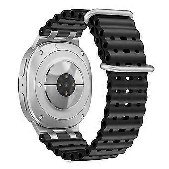 Correa de reloj transpirable para Samsung Galaxy Watch8 Classic 46mm / Watch8 44mm / 40mm Correa de silicona