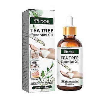 Eelhoe tea tree massage essential oil - hair repair, moisturizing, facial skin hydrating serum for for daily skin care daily care