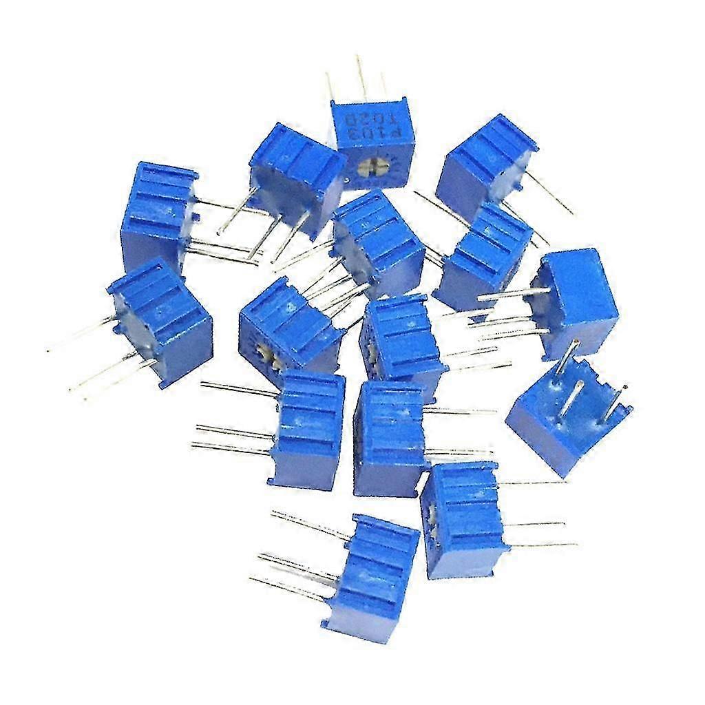 15Pcs/ 15 Values 3362P Potentiometer Kit Variable s