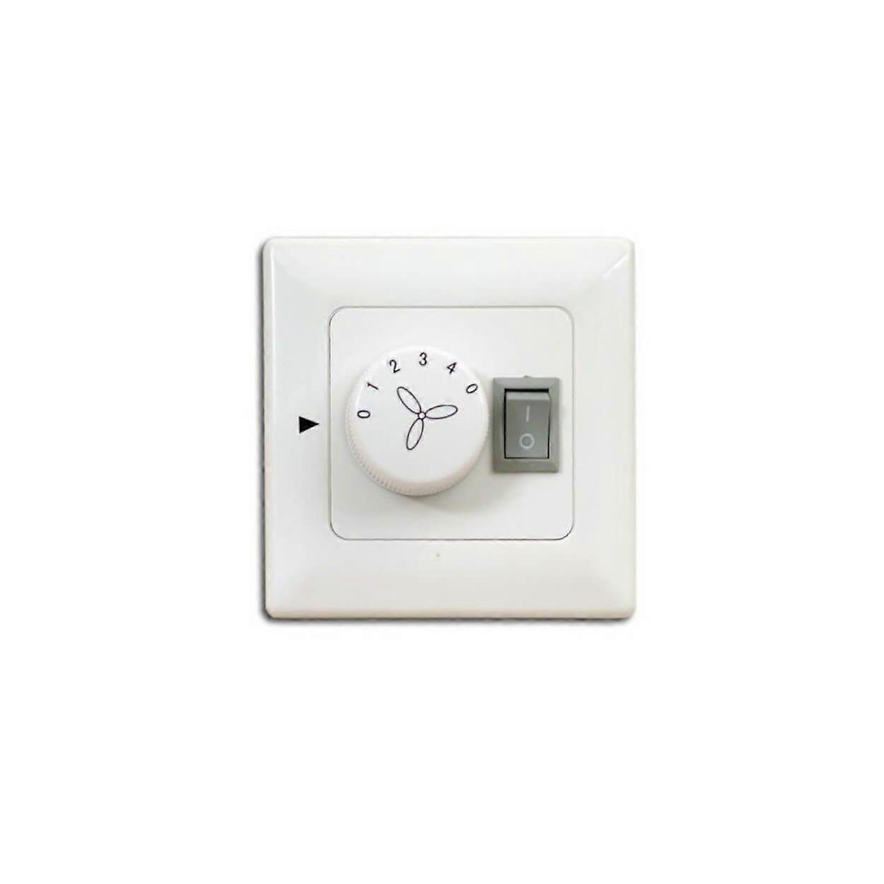 Wall control / wall switch for ceiling fans with light - surface-mounted