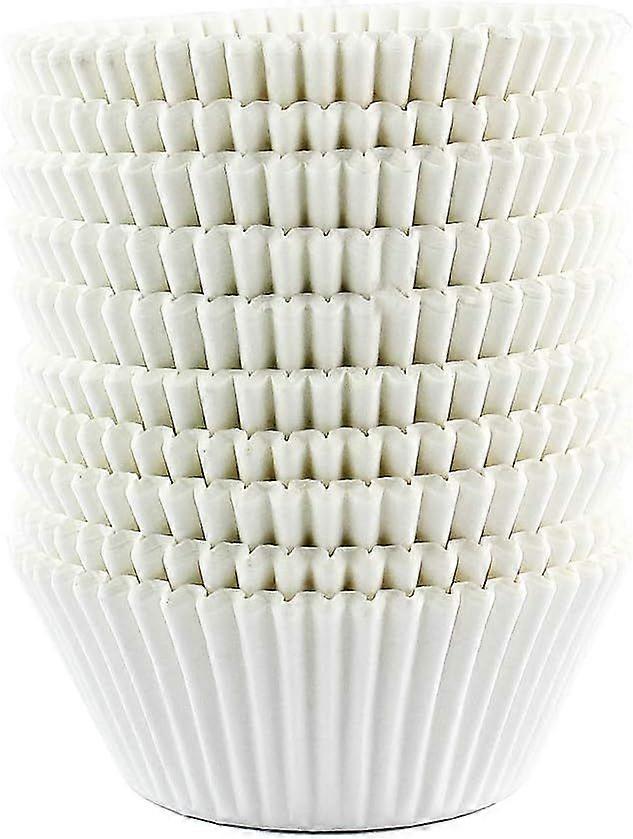 300 Count Standard White Baking Cups - Versatile Cupcake Liners