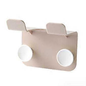 Hair Dryer Holder Wall Mounted Hanger No Punching Bathroom Storage Organizer Rack