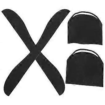 2 sett skateboard griptape - 46 tommers vanntett anti-skli sandpapir sett sklisikker sparkesykkel griptape for rullestoltrapper og daglig trening