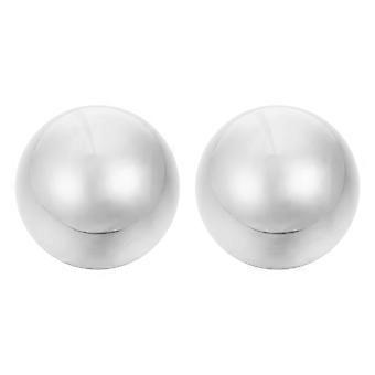 Training Balls for Hand Massage 2Pcs Stainless Steel Health Exercise Balls