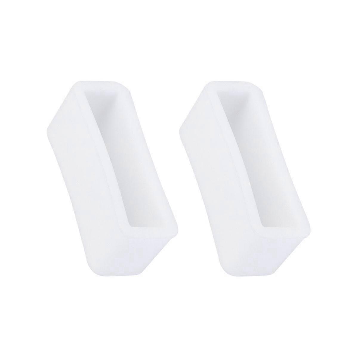 Watch Band Ring Rings for Watch 2Pcs Durable White Loop Accessory