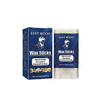 Bâton de cire pour cheveux pour hommes soins capillaires cassés coiffage longue durée naturel moelleux tridimensionnel facile coiffage bâton de cire pour cheveux