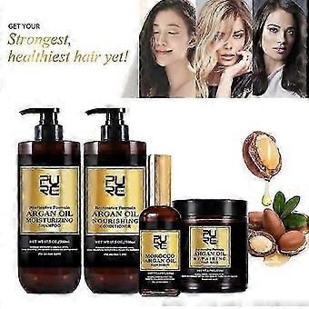 Purc Morocco Shampoo E Condicionador Terno Shampoo Condicionador Máscara Capilar Cuidados Com O Cabelo Óleo Essencial Lavagem Enfermagem Suite Terno Cross-Border