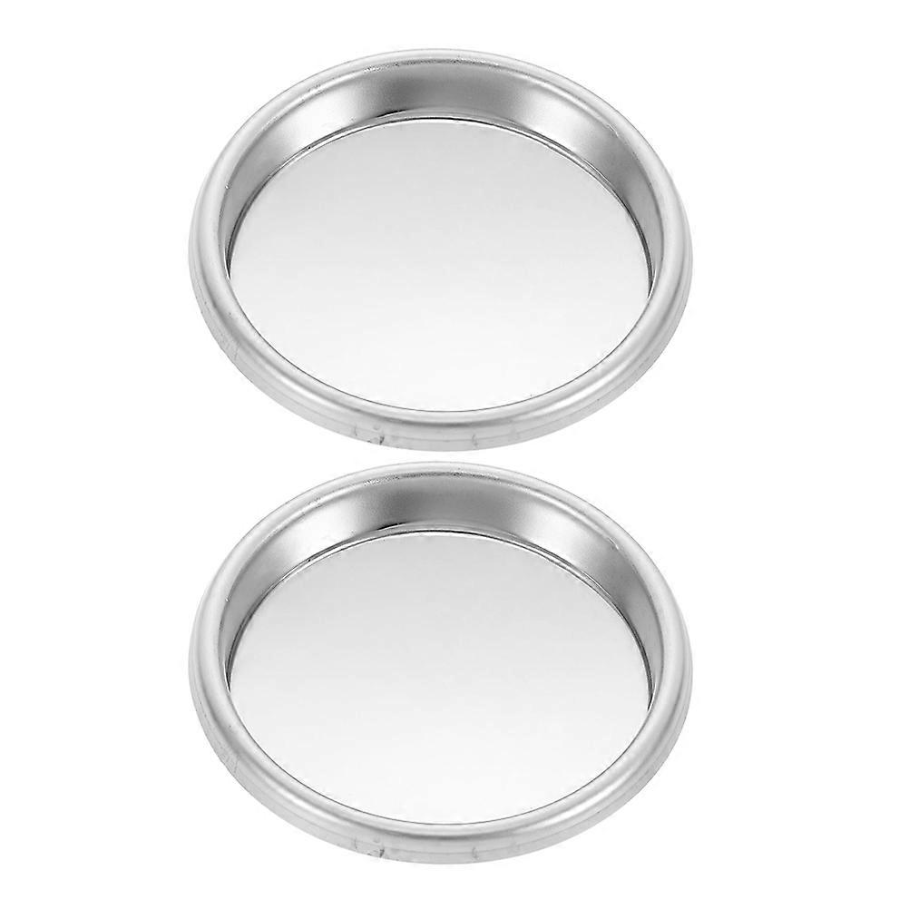 Stainless Steel Coffee Machine Backflush Insert Blind Filter 2Pcs Accessory