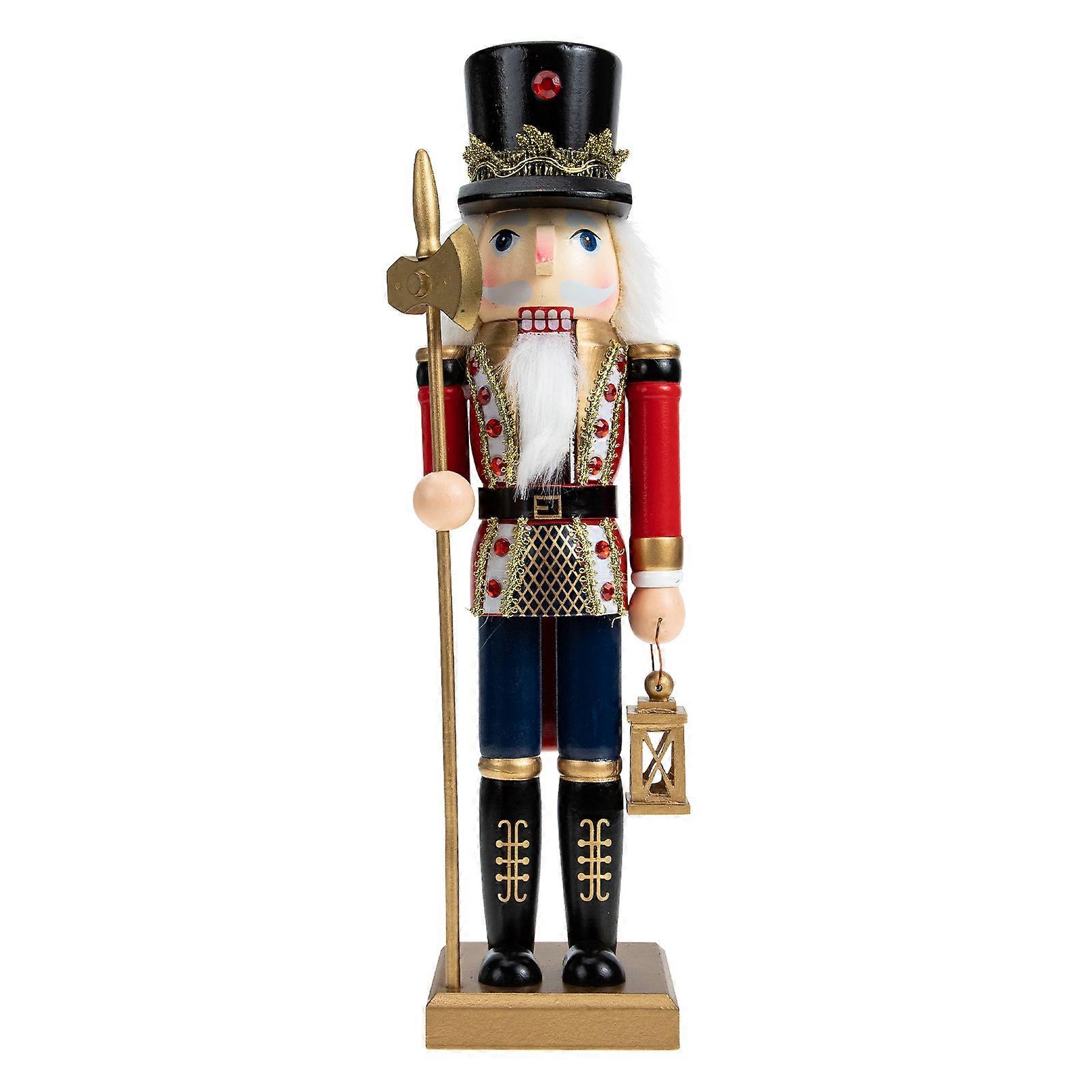 Nutcracker Ornament Wooden Nutcracker Decor for Home Use