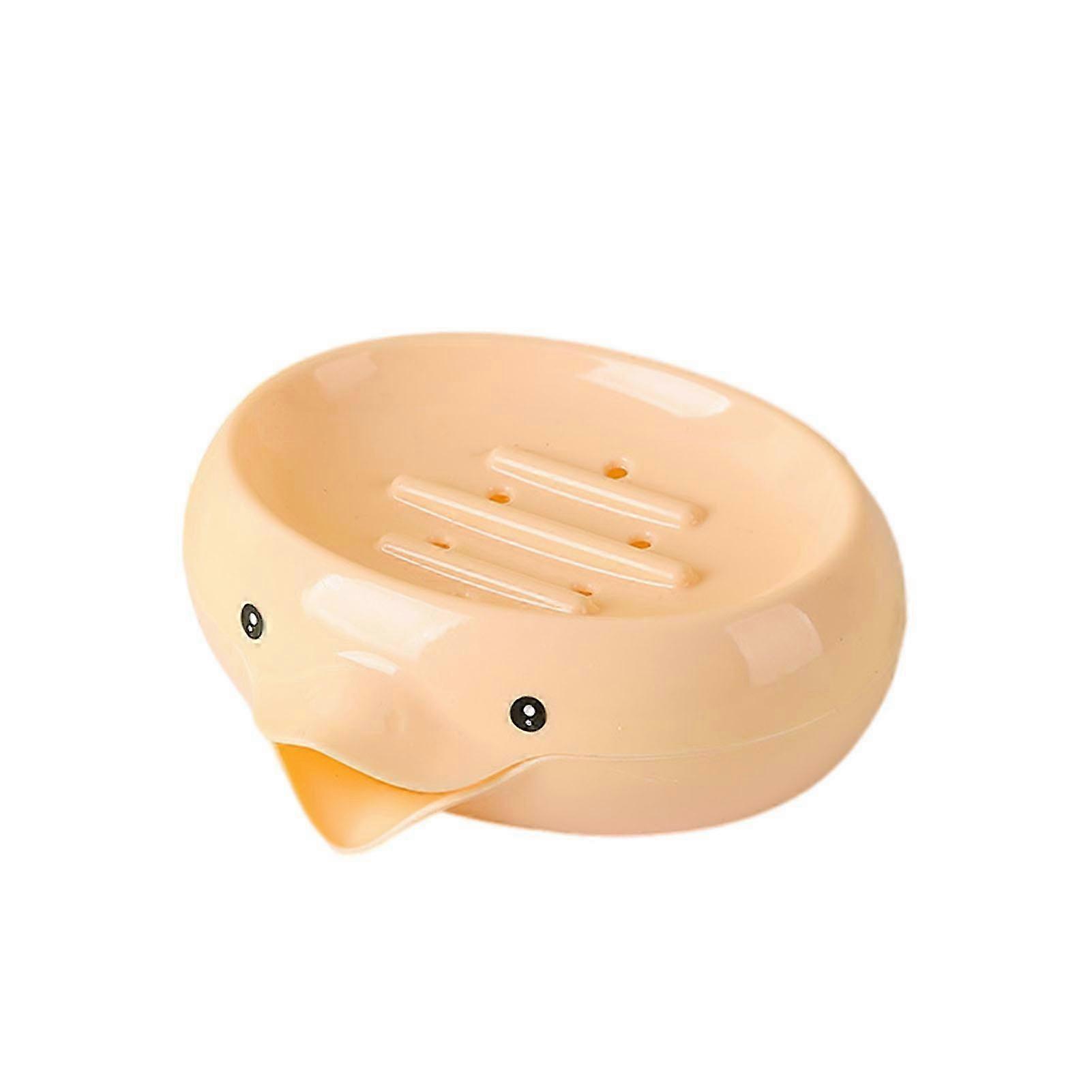 Cute Ducks Design Soaps Box Thicked Draining Soaps Storage Case for Bathroom