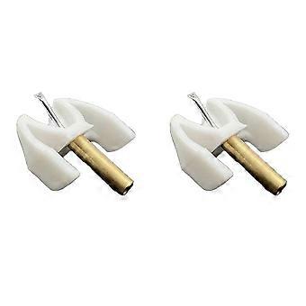 2 Agulhas de Substituição para Cápsulas de Toca-Discos Stanton N520 520.V3 N505 505.V3 500 com Agulha de Diamante