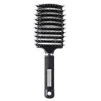 Boar Bristle Hair Brush , Wet & Dry Hair Brushes Made by Fine Natural Boar Hair Can Adds Shine and Smoothing Hair, Detangling Hairbrush for Women, Men