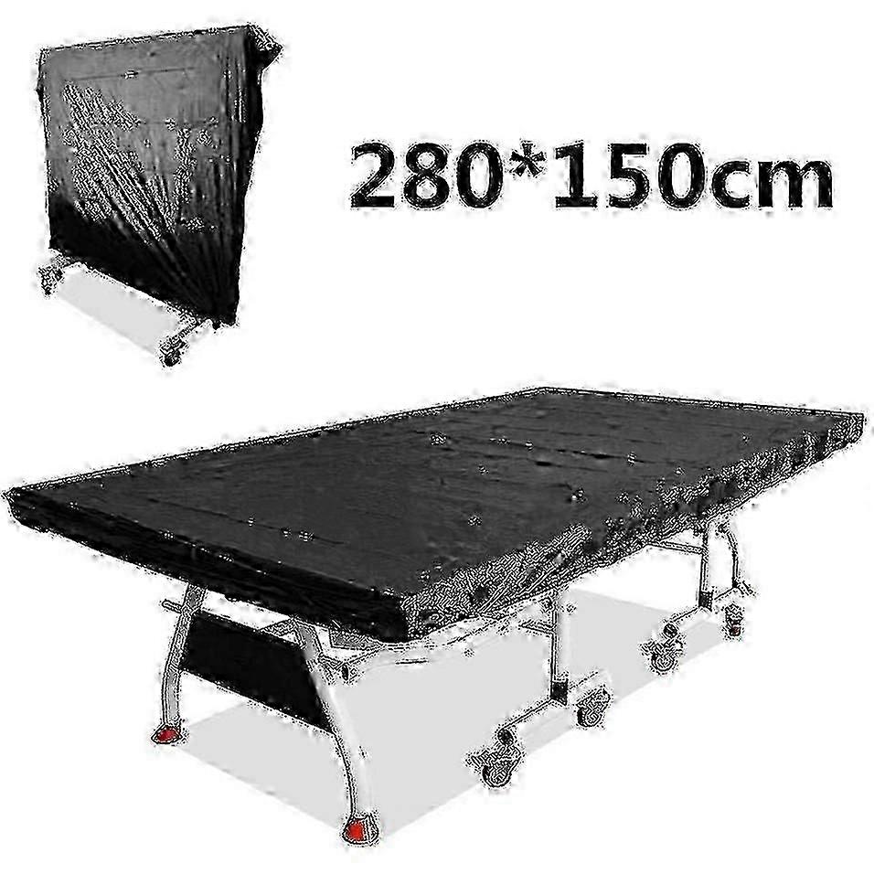 2025 Pingpong Table Cover 280cm, Universal, Black
