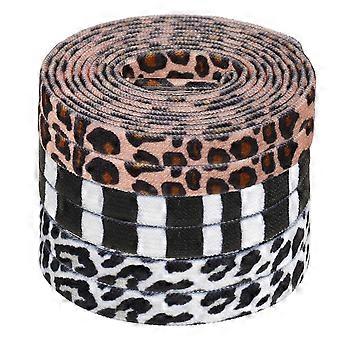 Cow Print Shoelaces Elastic Shoelaces for Boots Replacement 6Pairs Set
