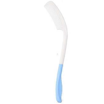 Long Handle Comb Ergonomic Curved Handles Comb for Elderly and Hand Disabled People