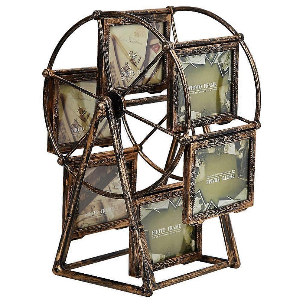 Rotating Ferris Wheel Photo Frame Elegant Tabletop Dcor