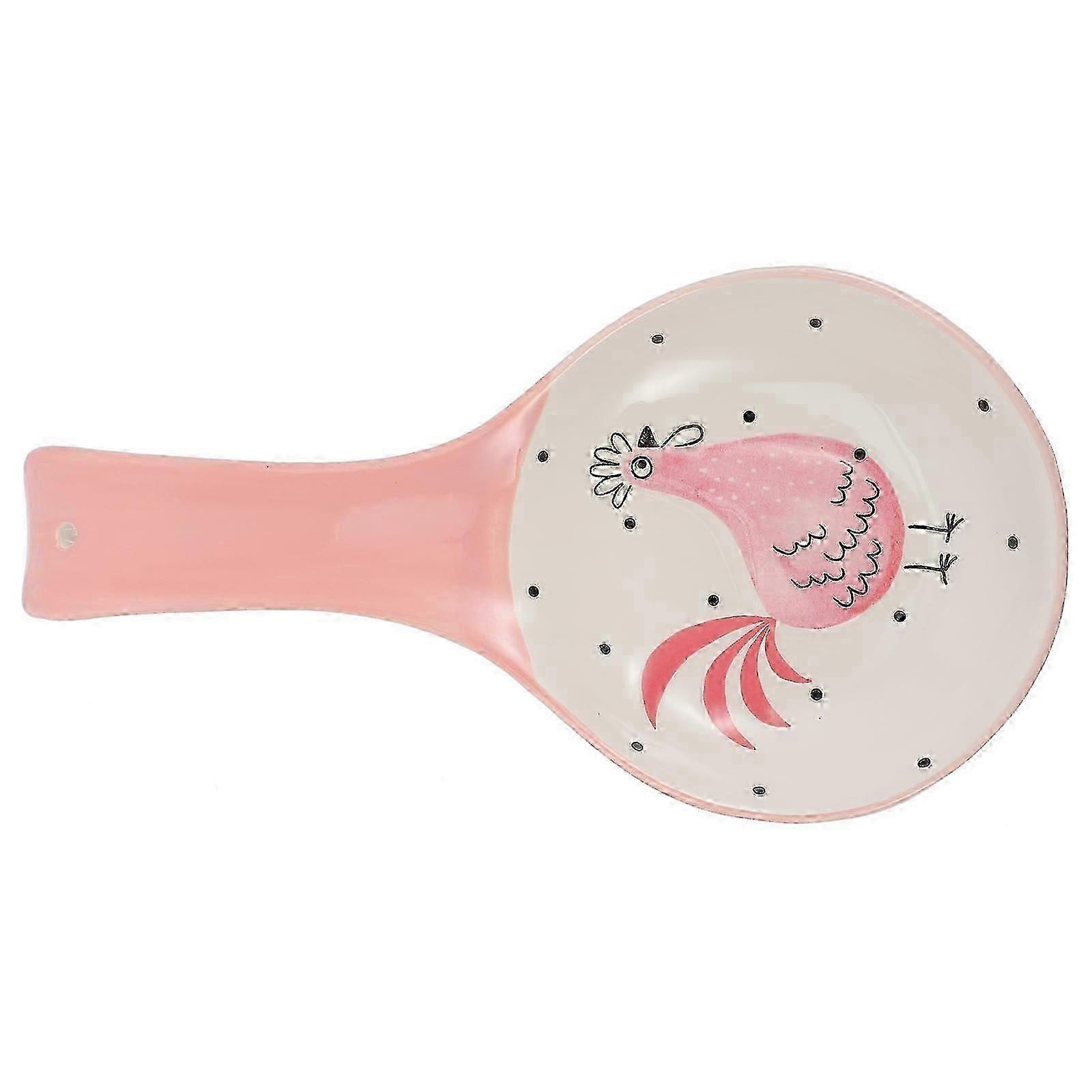 Ceramic Spoon Rest & Chopstick Rest compatible with Home Kitchen Spring Party