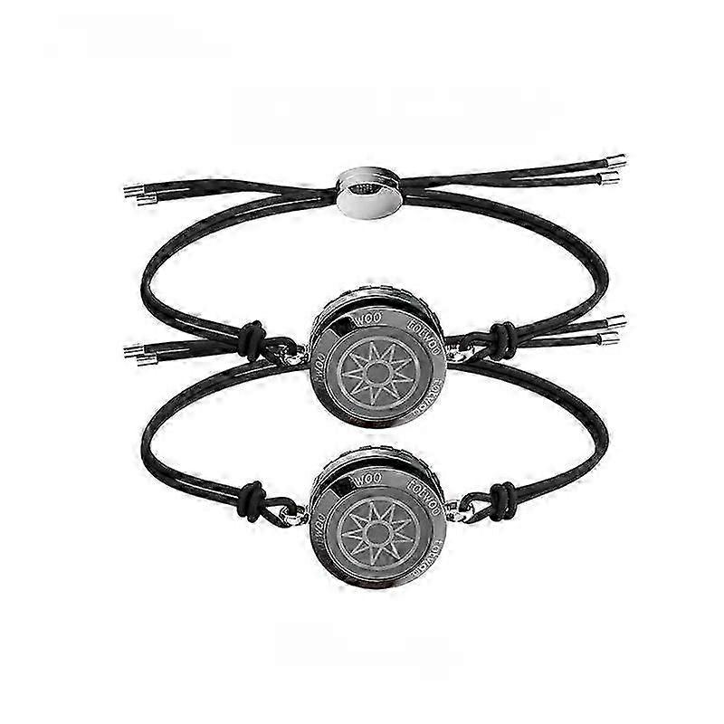 Remote Interactive Sensor Bracelet Smart Ring for Couple Birthday Gift