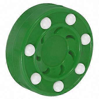 Roller Hockey Pucks, 3-Pack Green Training Pucks for Game Use