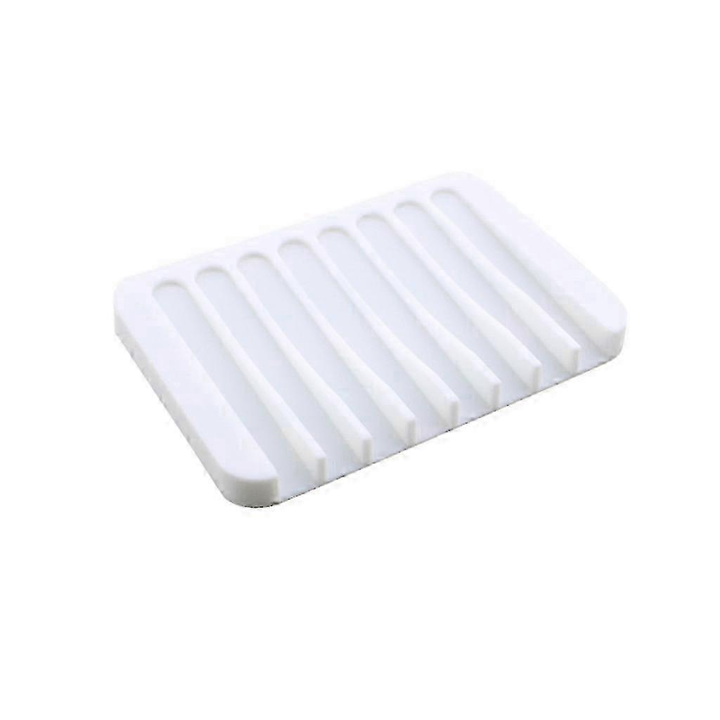 Silicone Soap Dish With Sloped Drainage