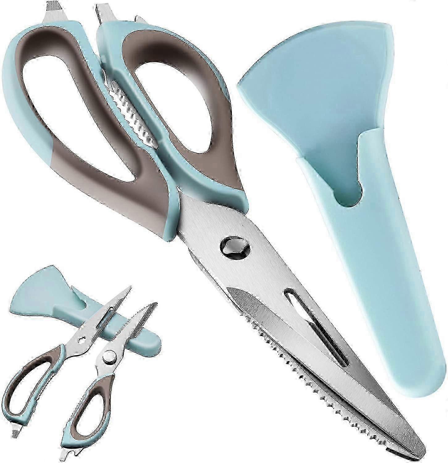 Kitchen Professional Scissors, Stainless Multifunction Food Scissors-6