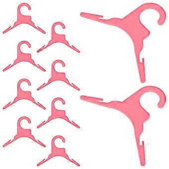 Pet Clothing Hanger Plastic for Organizing 10Pcs Dog Puppy Garments