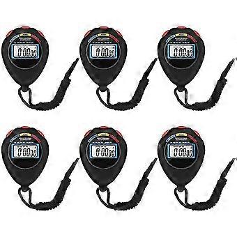 Black Digital Stopwatch With Date And Alarm