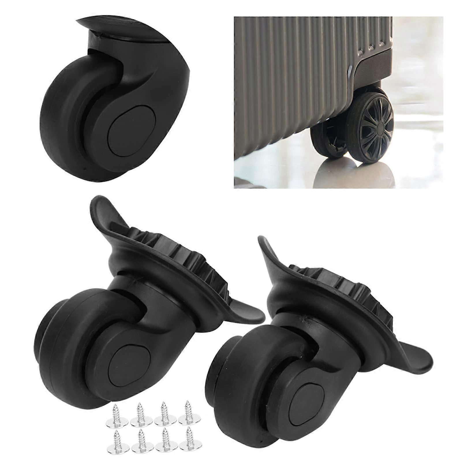 Luggage Wheels Replacement for Suitcase , Quiet Durable Single Row Caster Set Easy Install