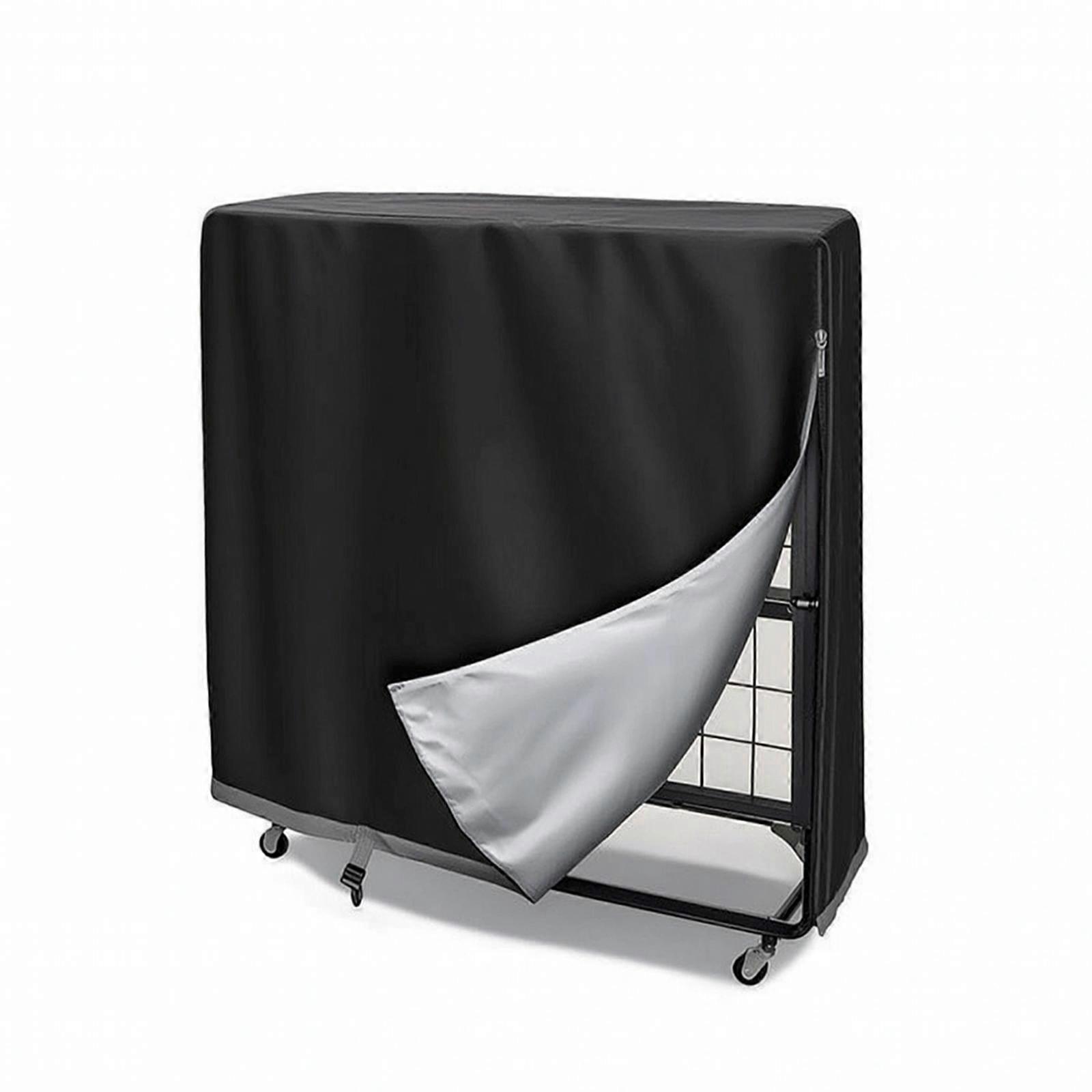 Waterproof Folding Bed Cover | Zippered Front Opening, barrier Silver Lining,