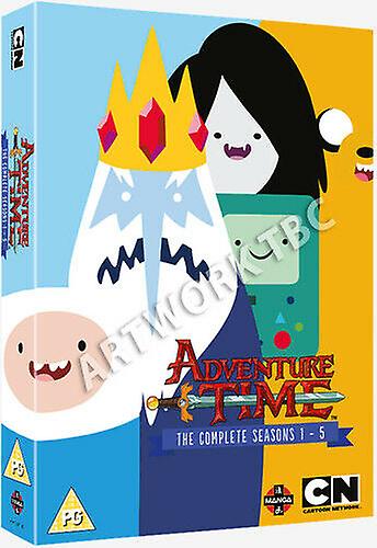 Adventure Time The Complete Seasons 1-5 DVD (2019) Pendleton Ward cert PG 12 - Region 2