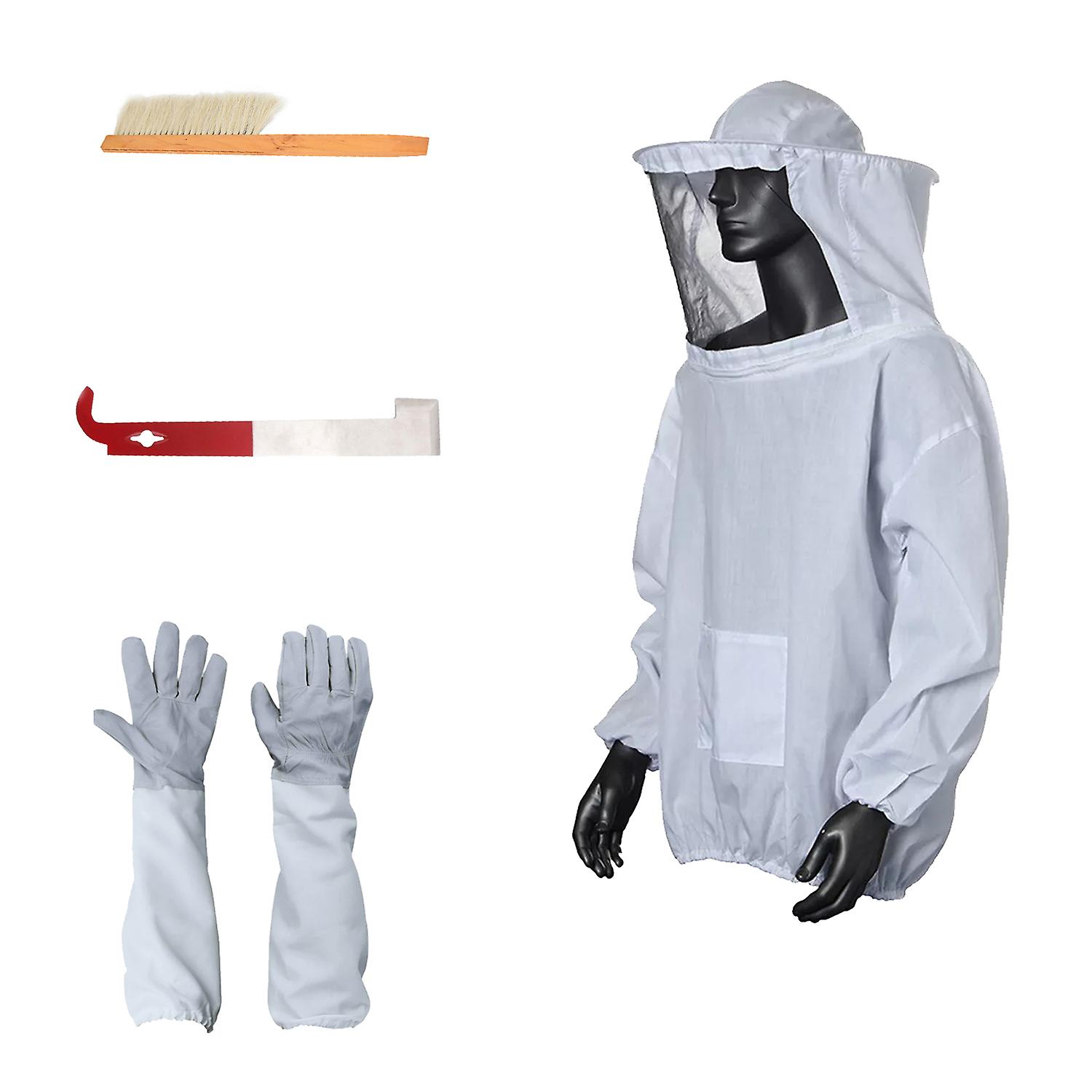 Beekeeping Suit Bee Jacket Beekeeping Gloves Protective Sleeves Beehive