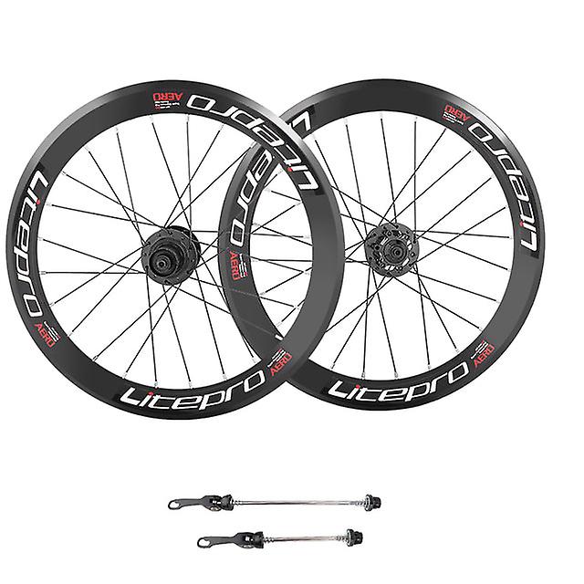 Litepro Front Rear Bicycle Wheelset With Front Rear Quick Release Skewer 451mm 100/135mm Road Bike Wheelset