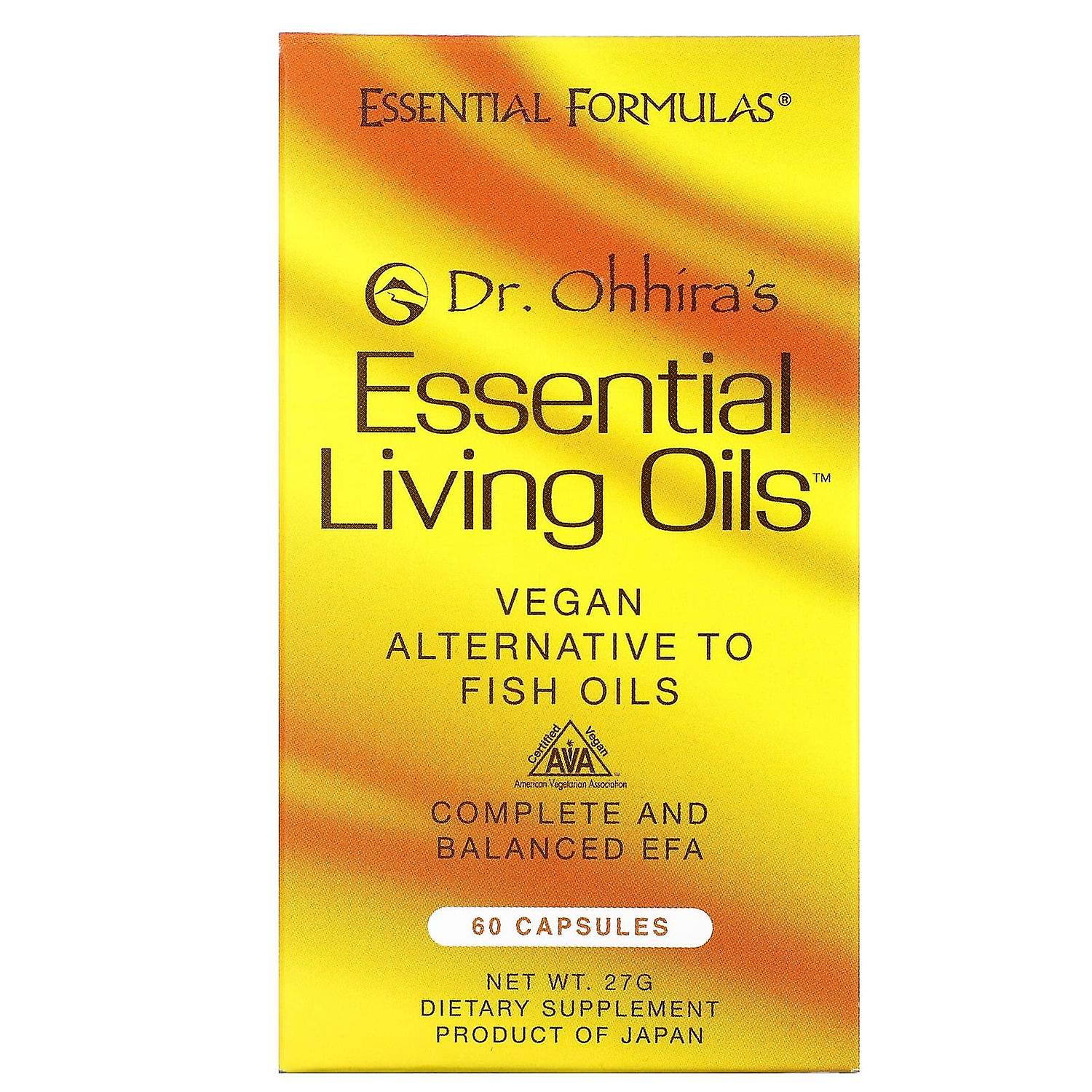 Dr. Ohhira's, Essential Formulas Inc., Essential Living Oils, 60 Capsules