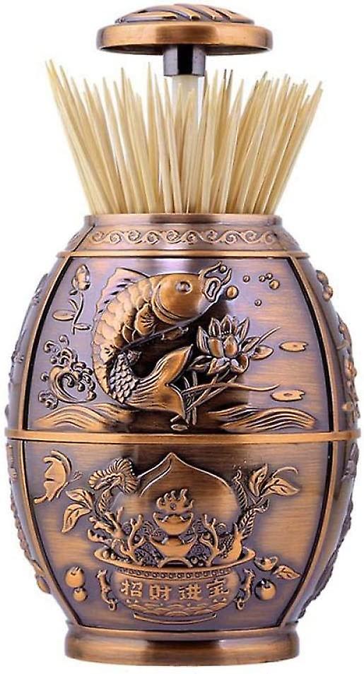 Retro Style Automatic Toothpick Holder