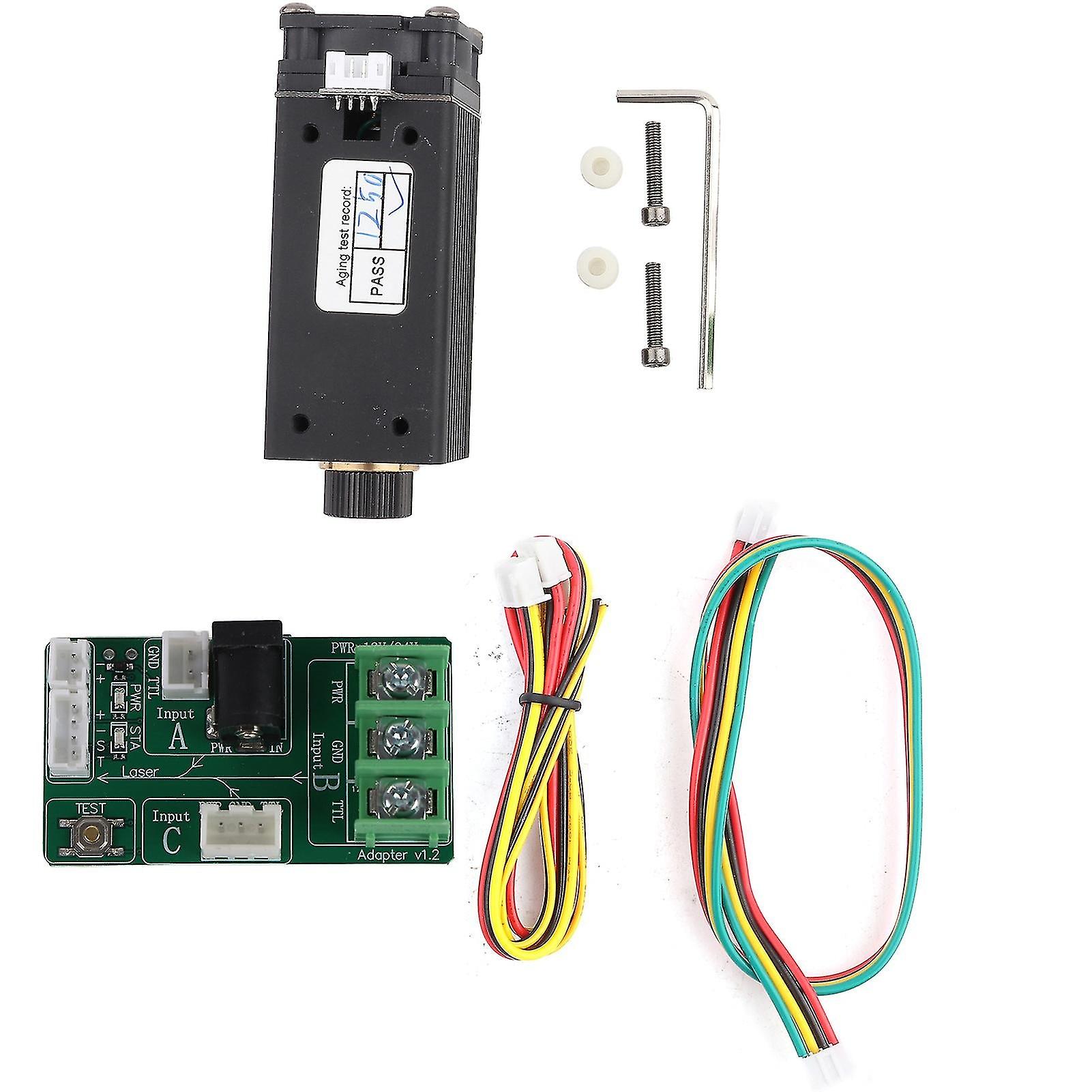 3500Mw 405nm Blue Violet Laser Module Engraver Head For Neje Master Engraving Machine