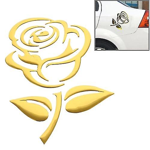 3d Car Sticker (gold)