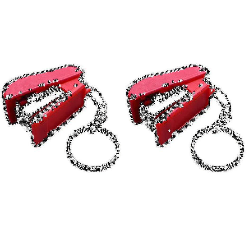 2pc Mini Stapler Plastic Stationery Set Kawaii Stapler Paper Office Accessories Cute Multicolor Sta