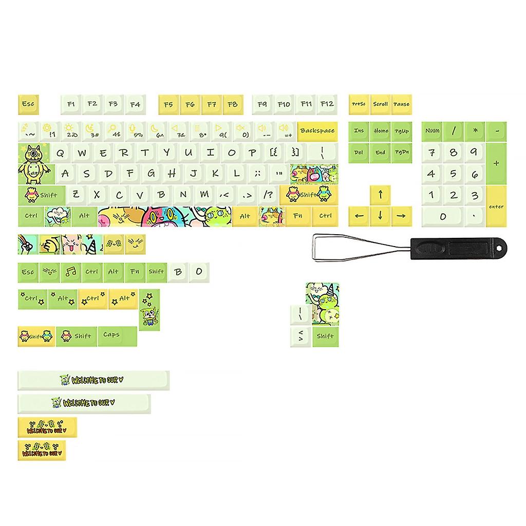 Dye-Sublimation Mechanical Keyboard Cute Keycaps PBT XDA Profile Keycaps