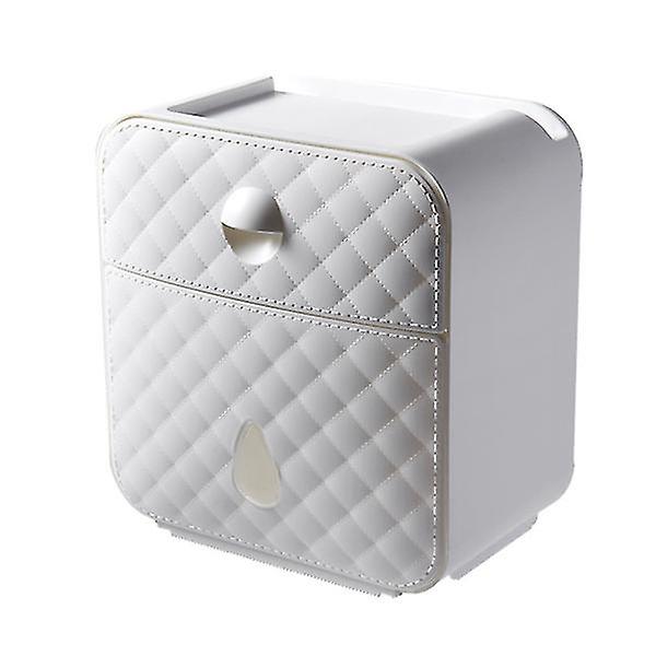 1pc Creative Waterproof Tissue Storage Rack Wall-mounted Tissue Holder For Kitchen Bathroom