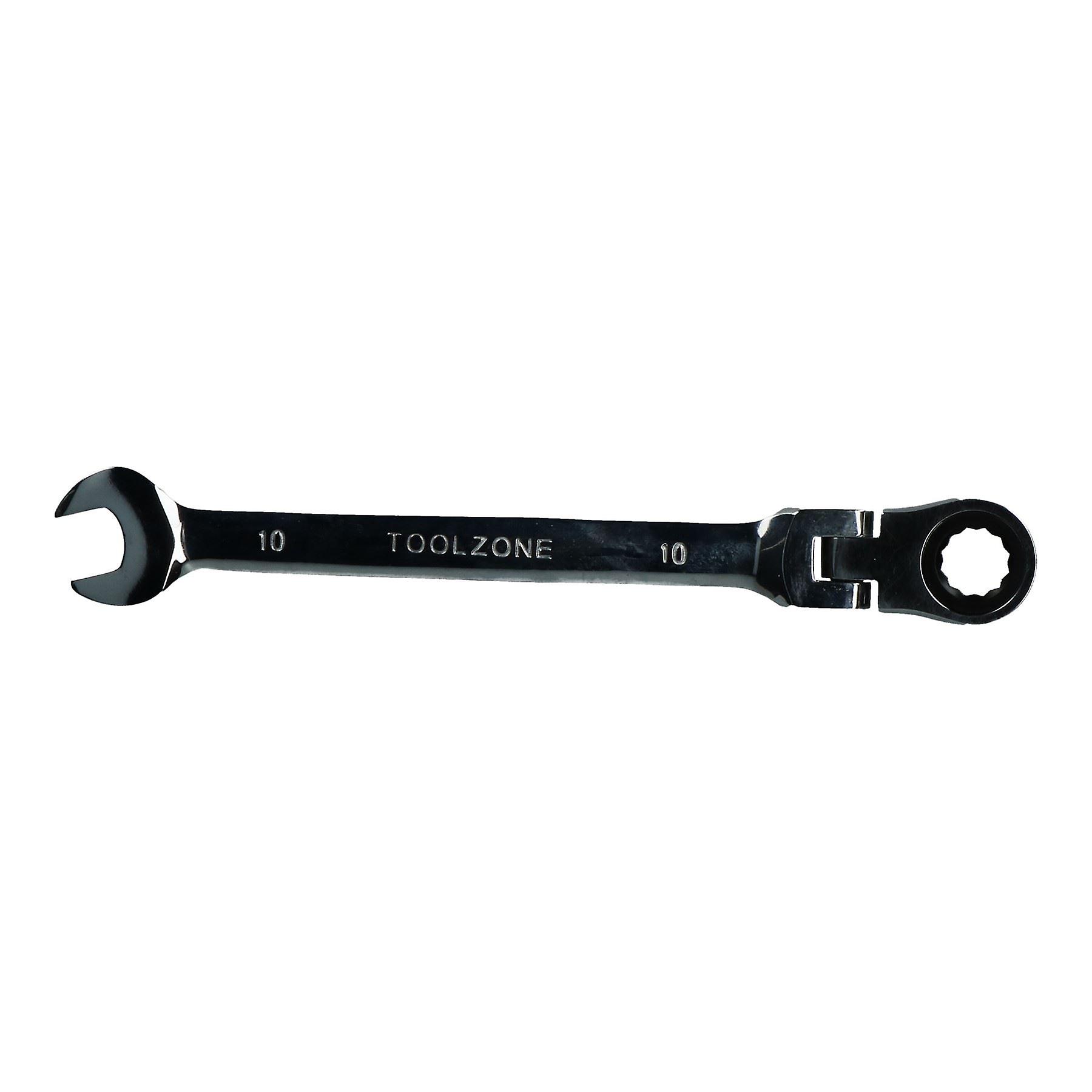 10mm Flexi Ratchet Combination Spanner Metric Wrench 72 Teeth Ring Open End