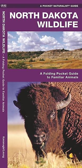 North Dakota Wildlife A Folding Pocket Guide To Familiar Species by James Kavanagh Paperback Book