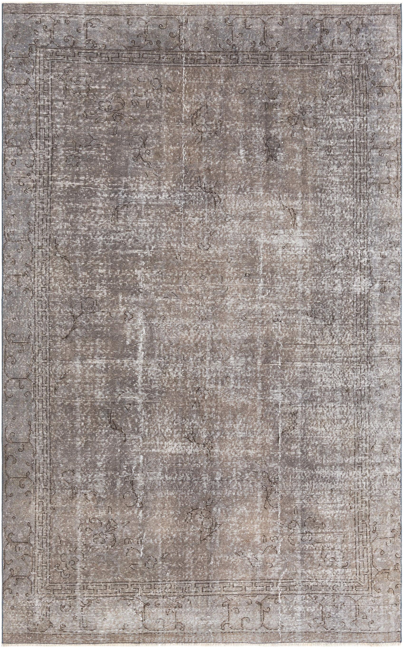 Hadorn Ultra Vintage 185x300 带灰色手工火鸡地毯