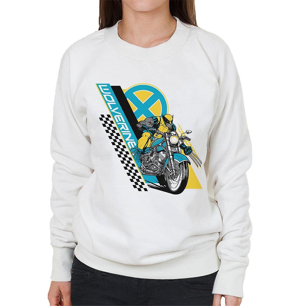 Marvel Wolverine Motorcycle X Men Women's Sweatshirt