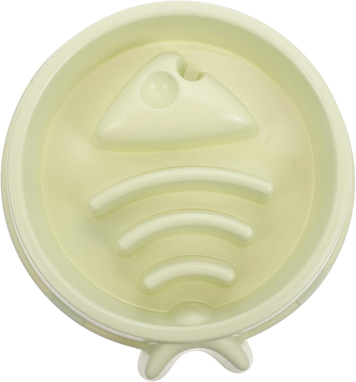 1pc Haustier Slow Food Napf Erleichterung Hund Leckkissen Haustier Langsame Schüssel Langsam fressende Fütterung Katze Langsame Futterschale Kunststoff