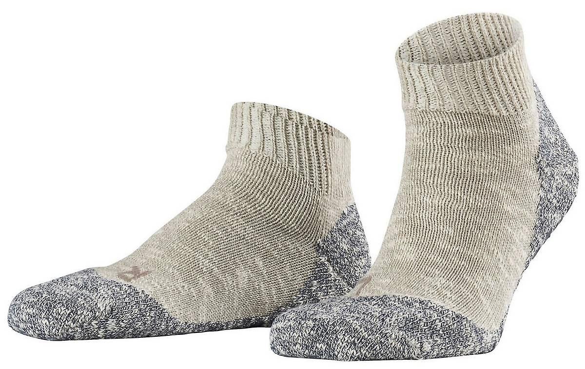 Falke Lodge Homepad Slipper Socks - Light Grey/Cream